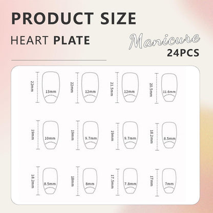 Press On Nägel Herzdesign – Valentinstag & Party Nails