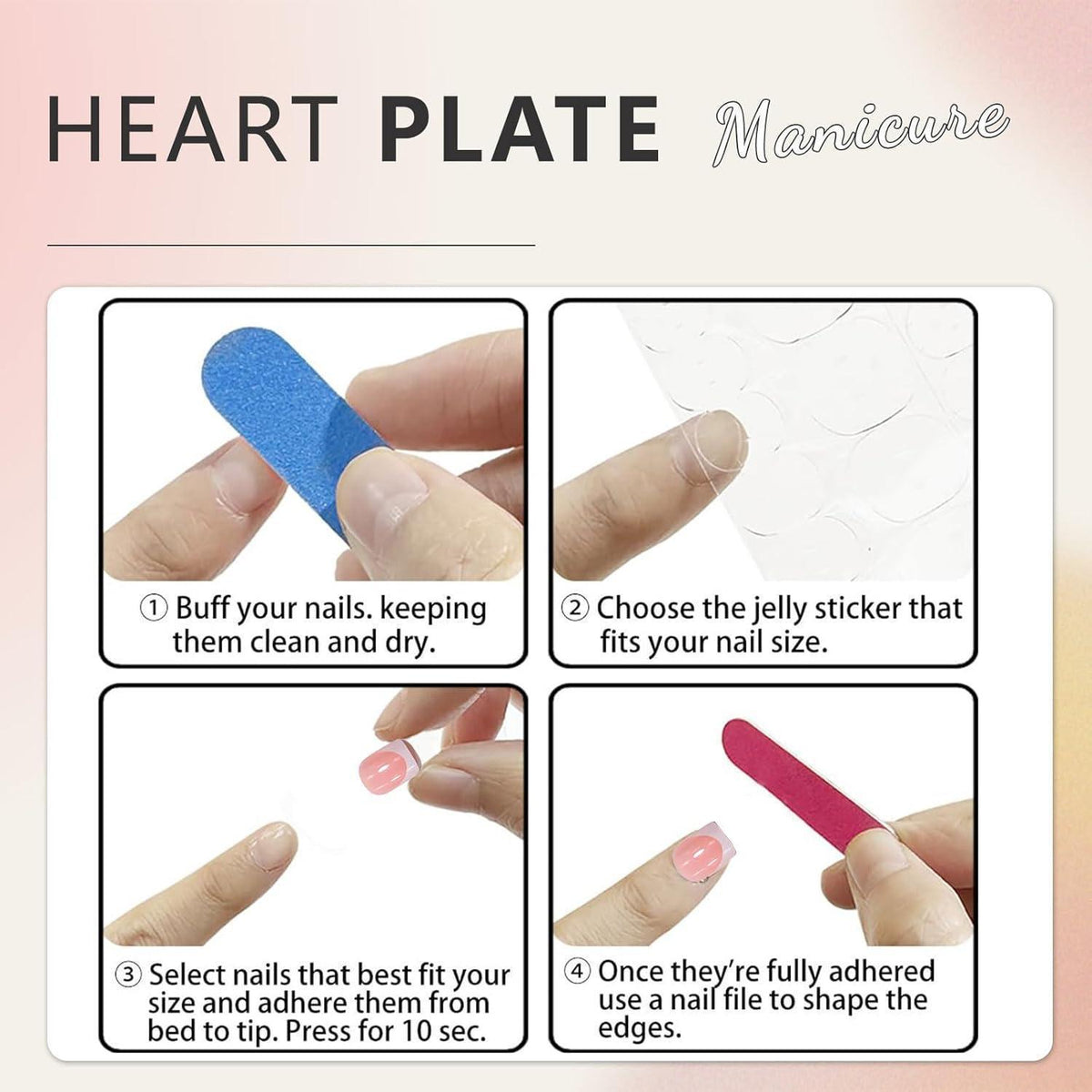 Press On Nägel Herzdesign – Valentinstag & Party Nails