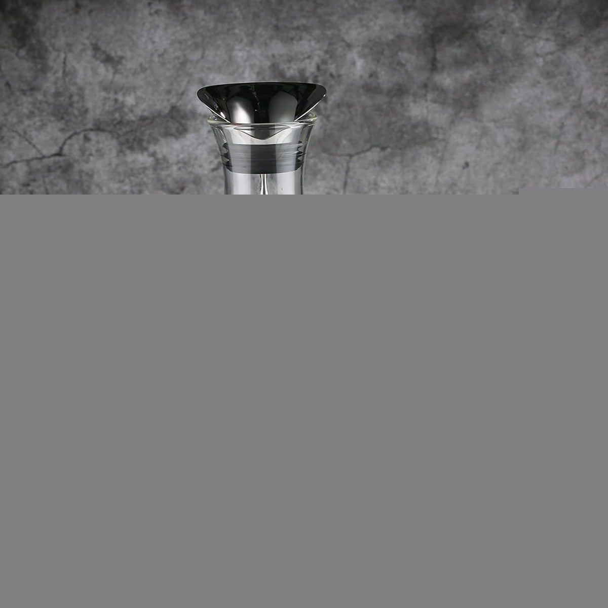 Glaskaraffe 1.8L mit Edelstahl Deckel, Borosilikatglas, tropffrei