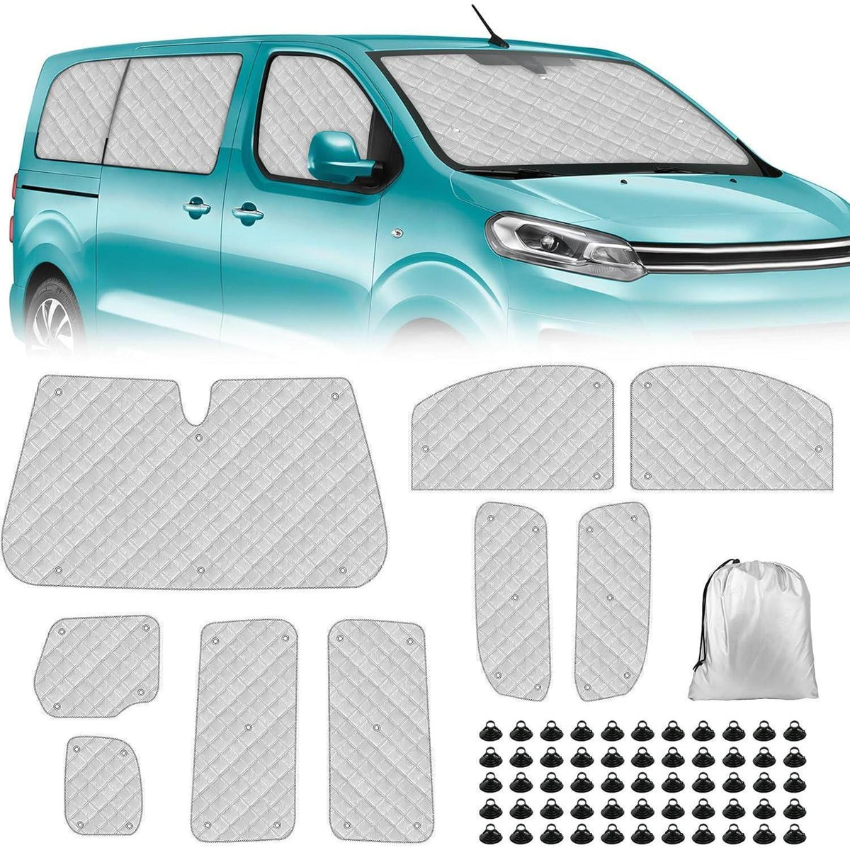 Sonnenschutz Auto Frontscheibe Citroen Jumpy/Opel Vivaro/Fiat Scudo