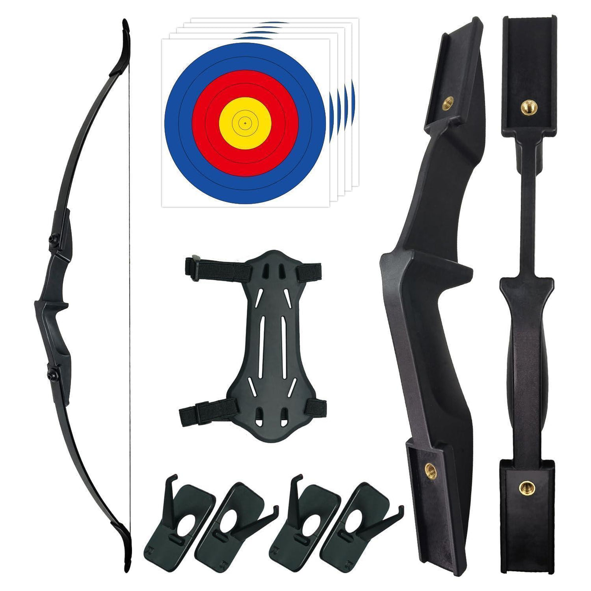 Recurvebogen Set für Erwachsene & Anfänger – 40lbs, Links & Rechtshänder