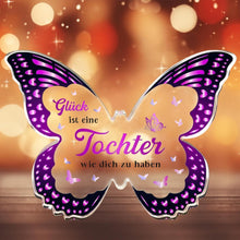Schmetterling Acryl Teller Geschenk für Tochter von Mama
