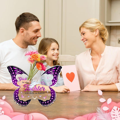 Schmetterling Acryl Teller Geschenk für Tochter von Mama