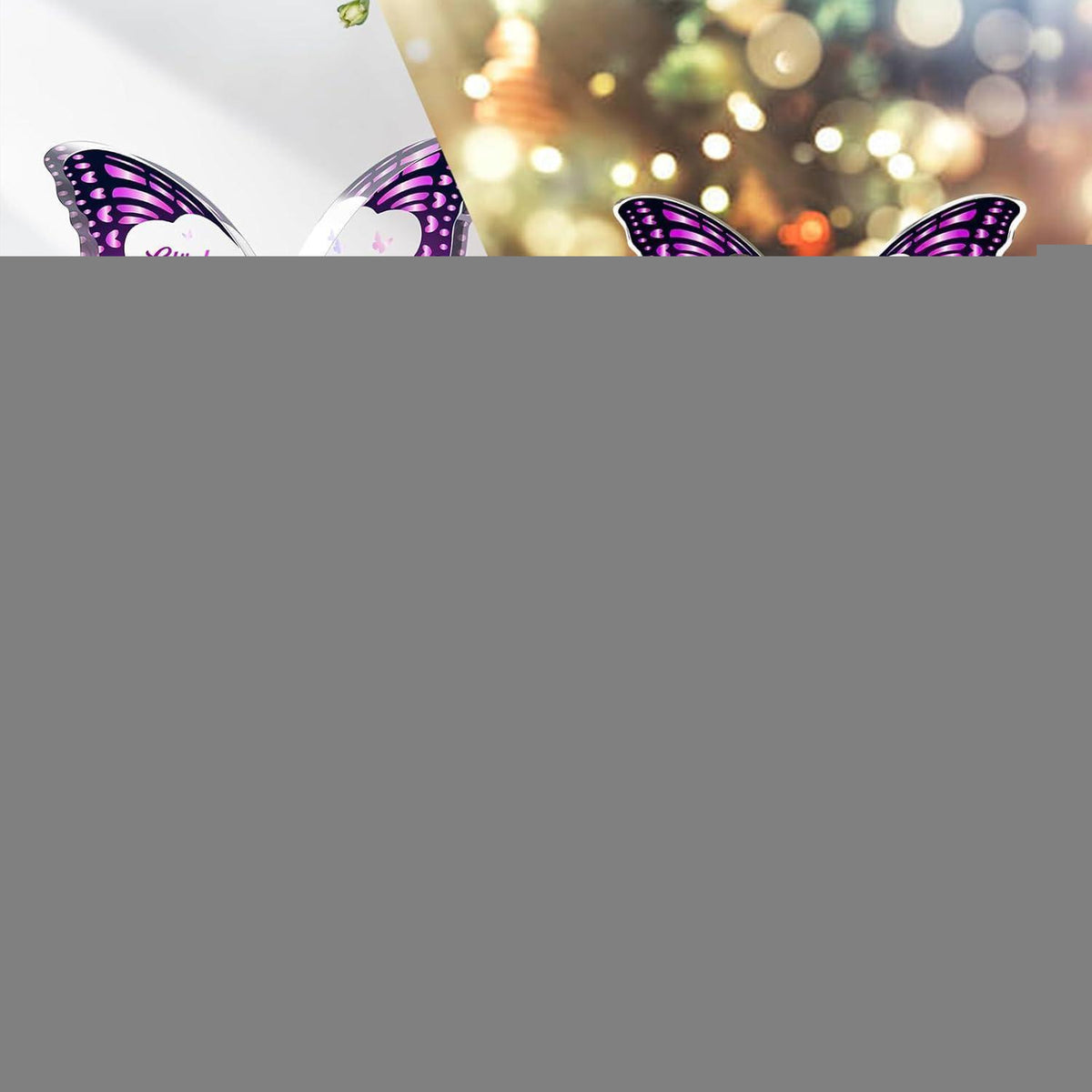 Schmetterling Acryl Teller Geschenk für Tochter von Mama
