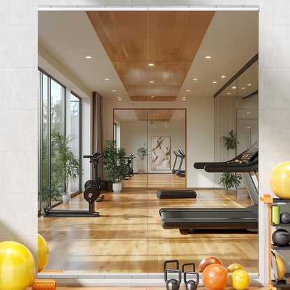 Ganzkörperspiegel 240x100cm - 2er Set für Fitnessraum & Yoga