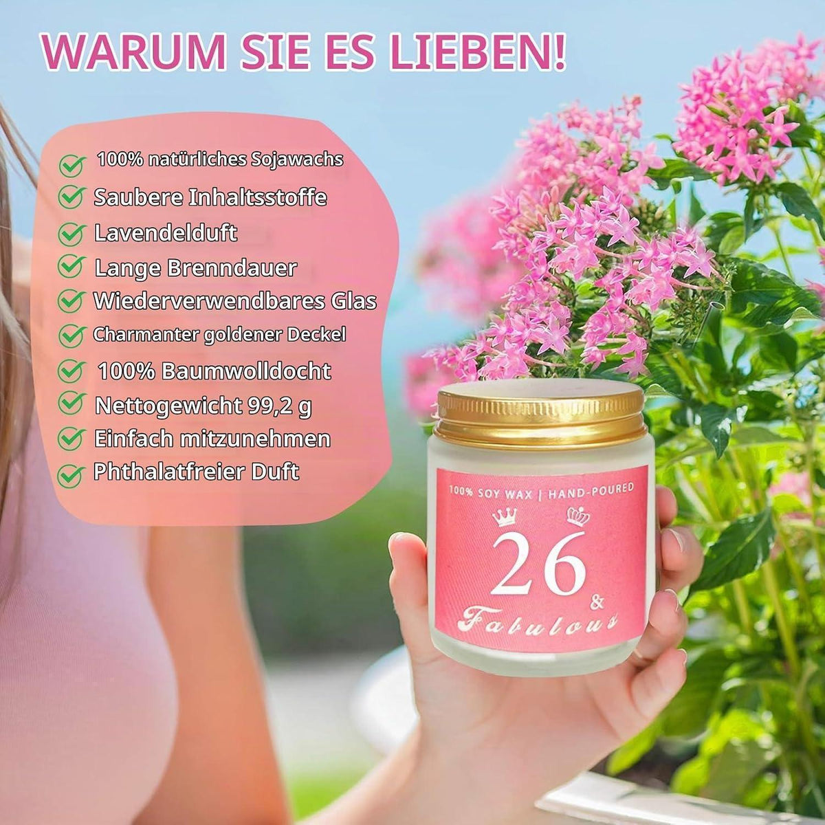 Geschenkset für 26. Geburtstag – Überraschung für Frau & Freundin