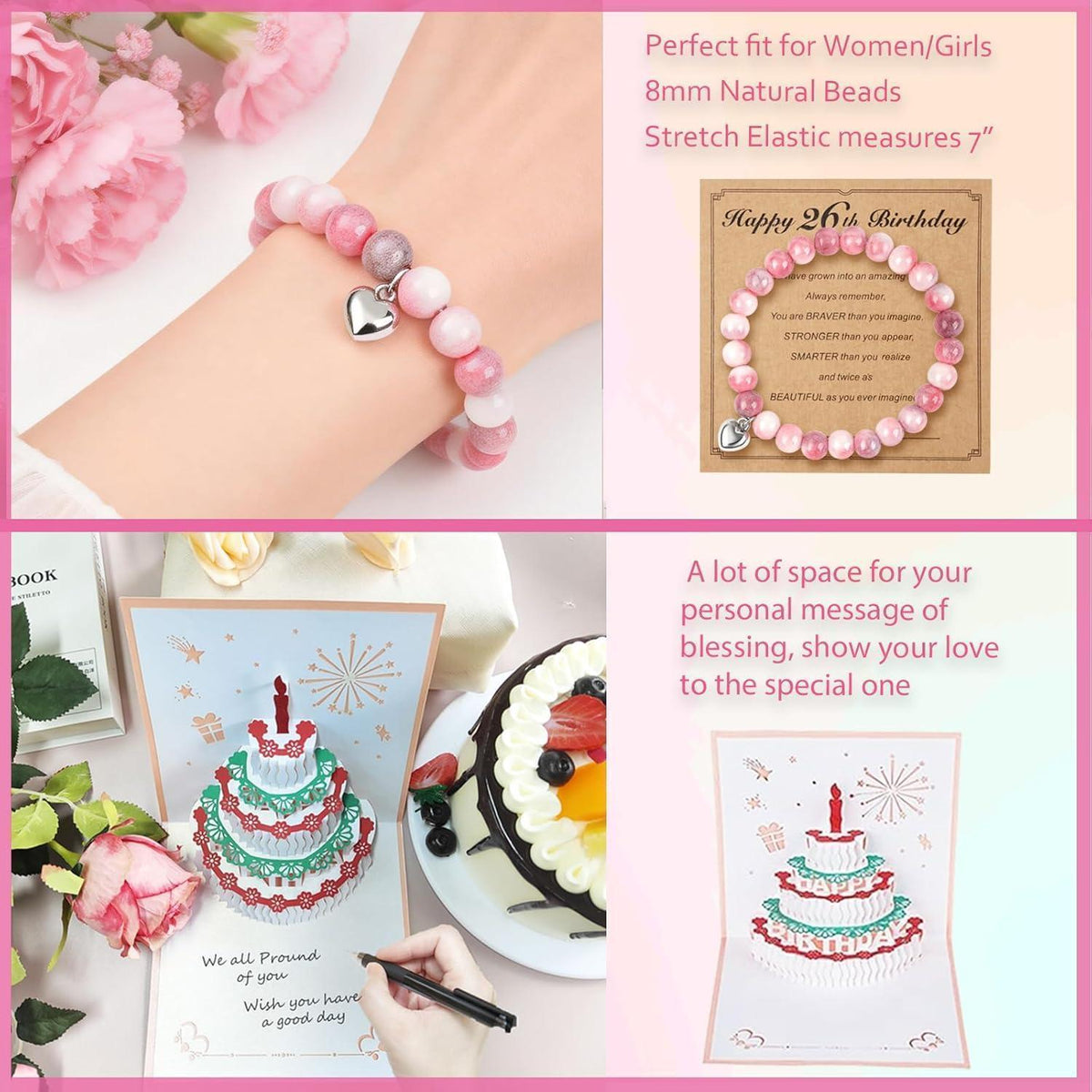 Geschenkset für 26. Geburtstag – Überraschung für Frau & Freundin