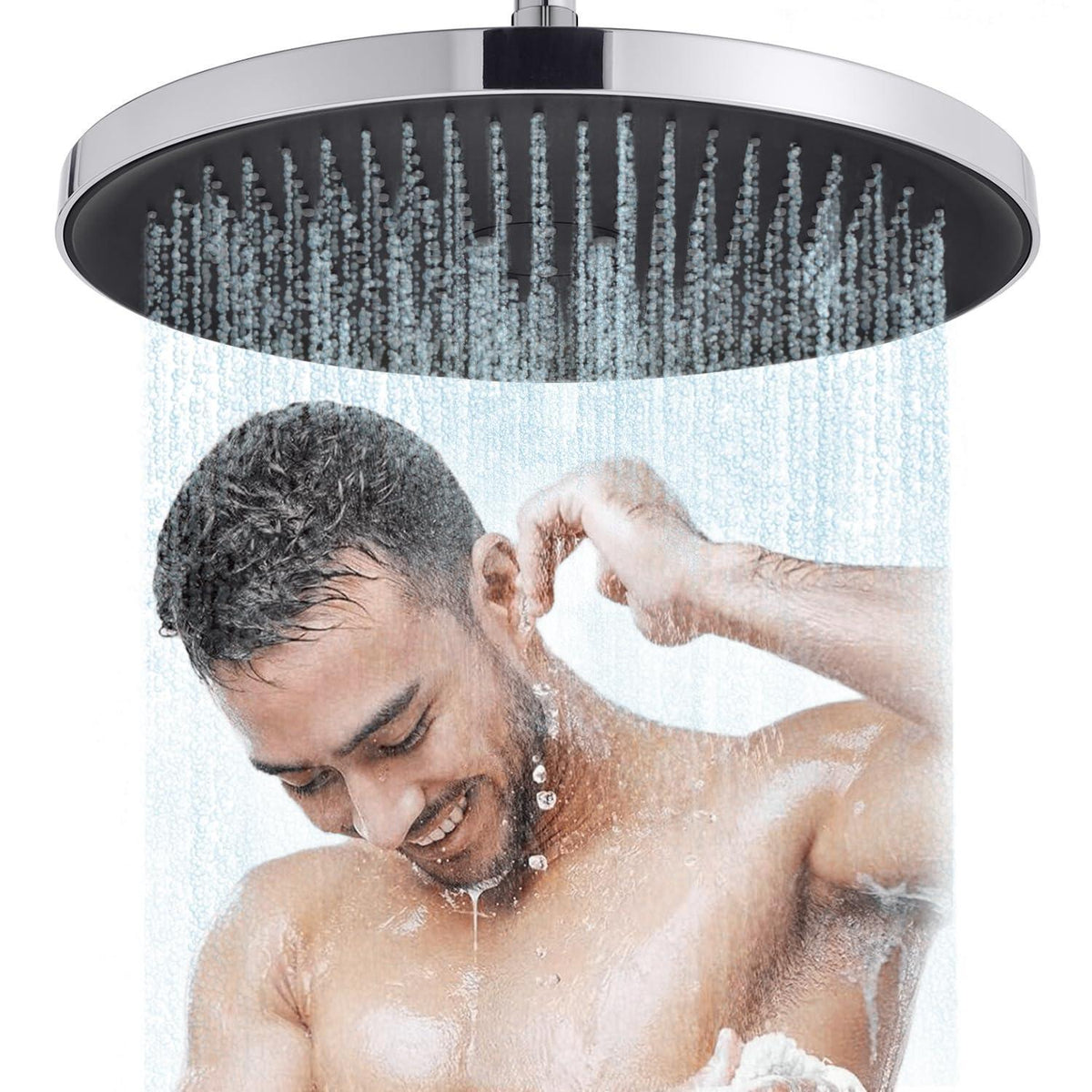 Großer Duschkopf Regendusche 12 Zoll Verstellbar Chrom