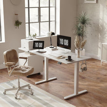 FEZIBO Elektrischer Schreibtisch Höhenverstellbar 100 x 60