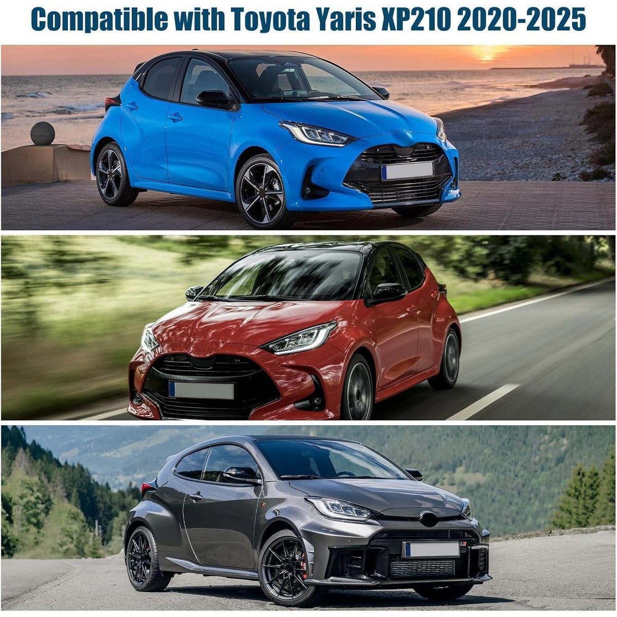 Auto Sonnenschutz Toyota Yaris XP210 2020-2026 6-tlg. Set