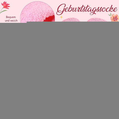 50. Geburtstag Geschenkset für Frauen: Kosmetiktasche, Socken & Schlüsselanhänger