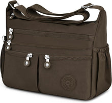 Große Crossbody Umhängetasche Wasserdicht Nylon Messenger Bag