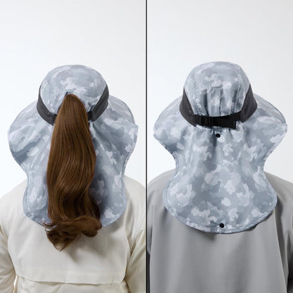 Sonnenhut UPF 50+ Angelhut wasserabweisend, breite Krempe & Nackenschutz