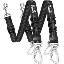 2x Hunde Sicherheitsgurt Auto – Verstellbar & Ruckdämpfend