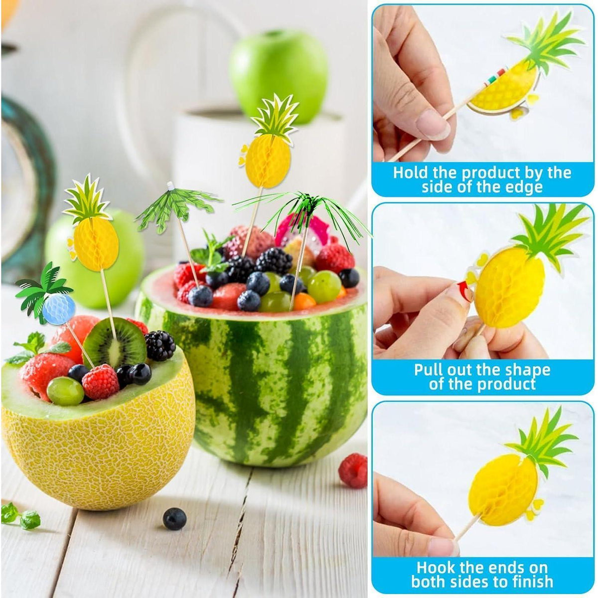 Cocktail Deko Set 140 Teile – Party & Bar Zubehör für Sommer