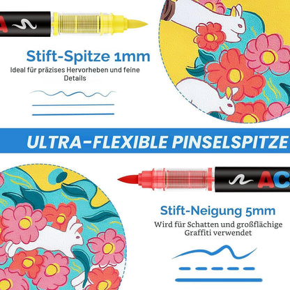 Acrylstifte Set 168 Farben – Vielseitige Marker für Kunst & DIY