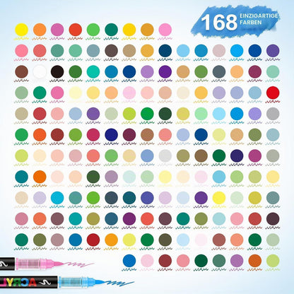 Acrylstifte Set 168 Farben – Vielseitige Marker für Kunst & DIY