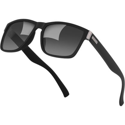 Polarisierte Sonnenbrille Herren UV400 mit HD Polar View, Space Grau