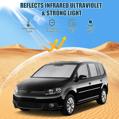 Sonnenschutz Auto Frontscheibe VW Touran 5T 2016-2025