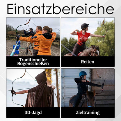 Tatar Recurvebogen – 30-50lbs | Sportbogen für Jagd & Reiten