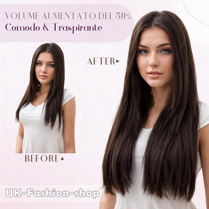 Clip-in Haarverlängerung Blond 30cm – Remy Echthaar #18/613