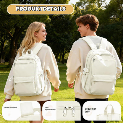 Schulrucksack für Teenager Mädchen – Beige School Bag 24L