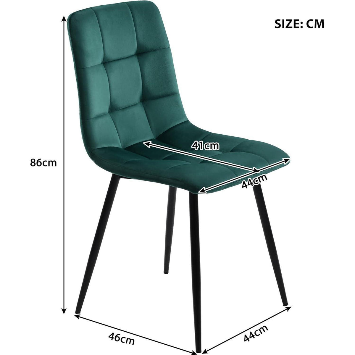 Essgruppe 5-tlg. Modernes Esszimmer-Set mit Samtstühlen