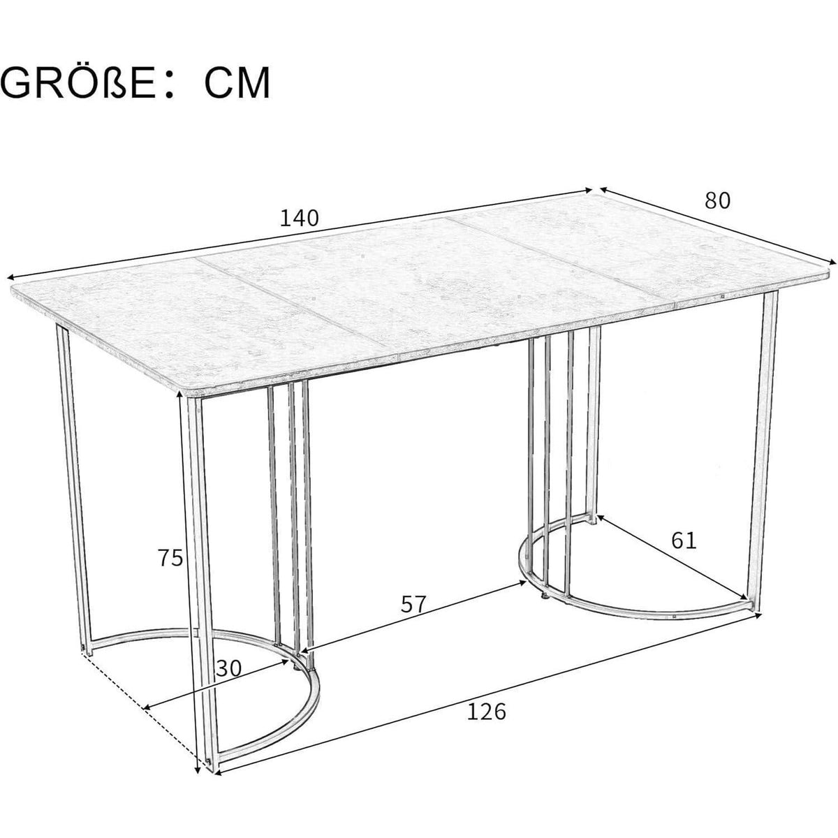 Essgruppe 5-tlg. Modernes Esszimmer-Set mit Samtstühlen