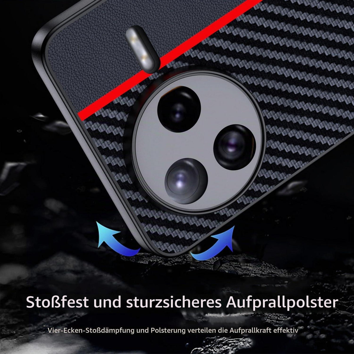 Xiaomi Poco F7 Pro Hülle Kohlefaser – Kratzfest & Kameraschutz
