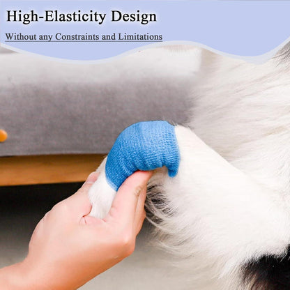 8x Selbstklebende Verband Bandage 10cm x 4,5m – Elastische Fixierbinde