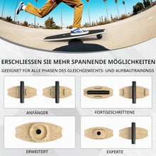 Balance Board Holz mit Rolle & Ball – Fitness & Yoga