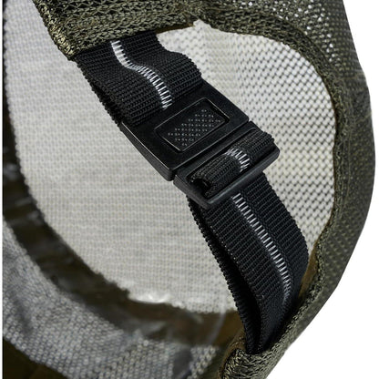 Herren Military Cap Sommer Mesh Atmungsaktiv, Army Cap Sonnenschutzgrün