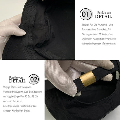 Military Cap Herren Verstellbar – Vintage Flatcap für Frühling & Sommer