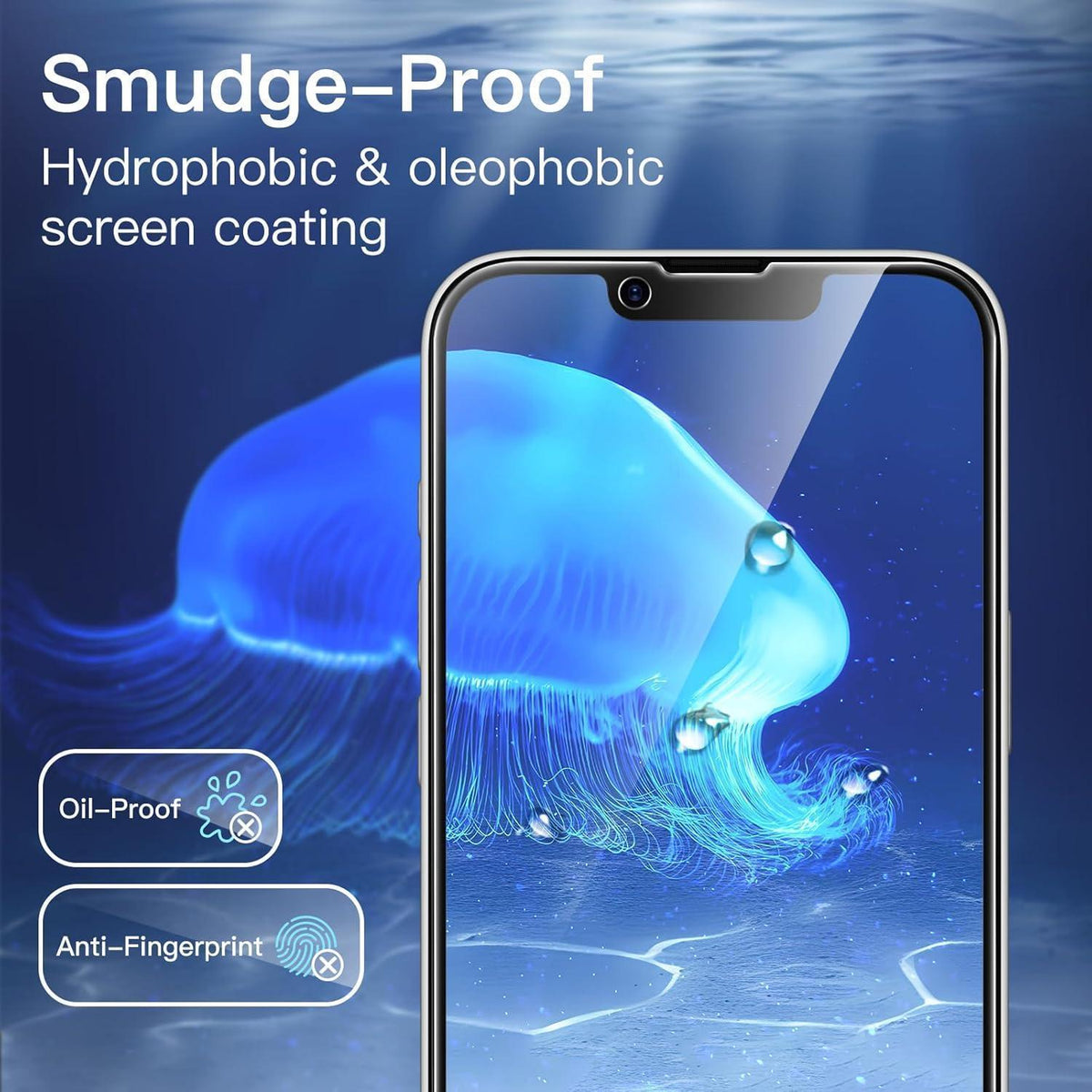 Sichtschutzfolie für iPhone 16e 6,1 Zoll (2025) - 2 Stück