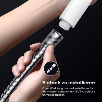 Regendusche Duschkopf mit 6 Strahlarten & Hochdruck