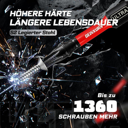 27-teiliges Torx Schrauber Bit Set, Schlagfest, 25/50mm, S2 Stahl