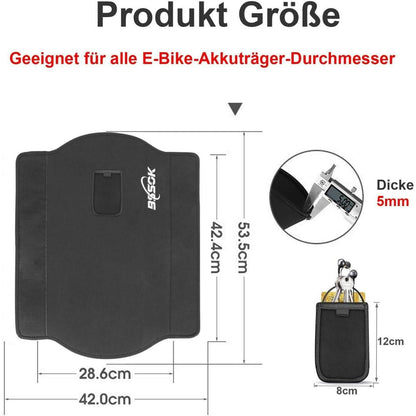 E-Bike Akku Schutzhülle Neopren – Thermoschutz & Tasche