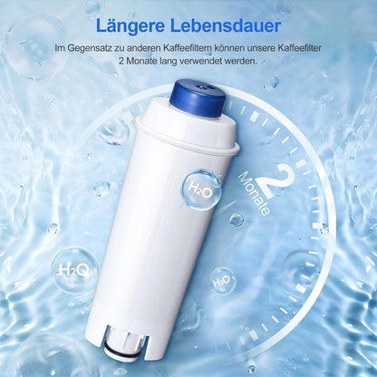 Wasserfilter für De'Longhi Kaffeeautomaten (12er Pack)