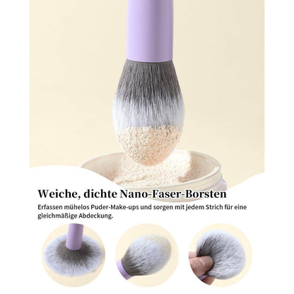15-teiliges Make-up Pinselset mit Silberionen-Borsten