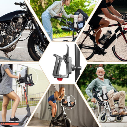 Drehbarer Fahrrad Flaschenhalter für E-Bike & Co.