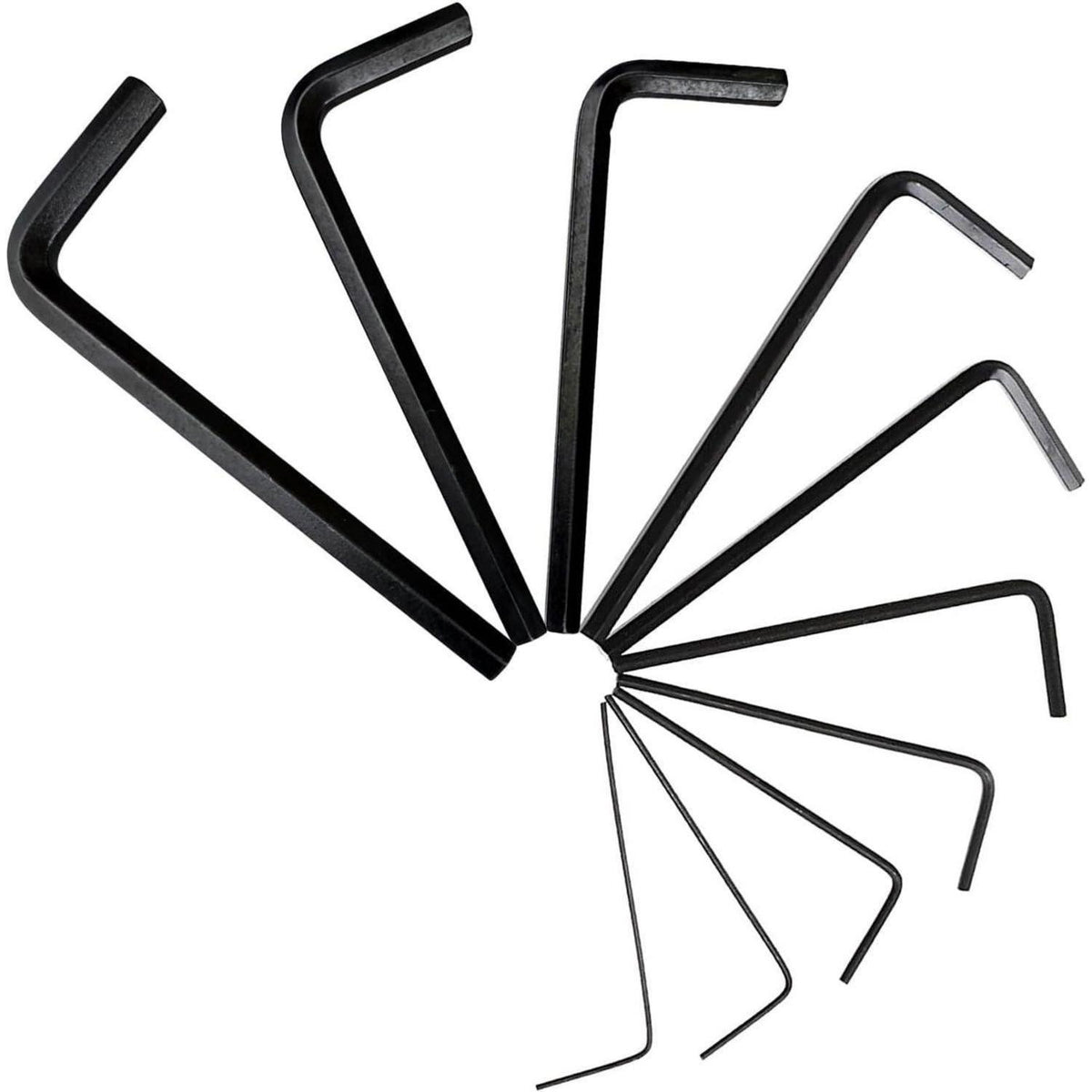 Sechskantschlüssel Set 10-teilig, 0,7-6mm, Legierter Stahl