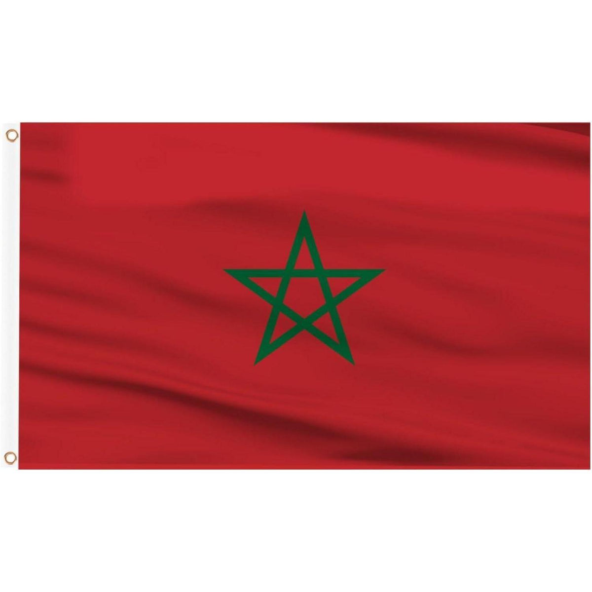 Marokko Flagge 150x90cm – Nationalflagge mit Ösen