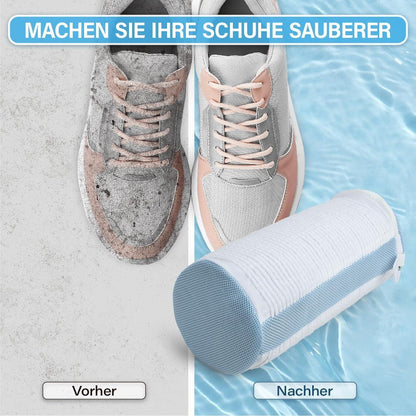 Schuhwaschbeutel mit Schuhspanner – 2er Set für Waschmaschine