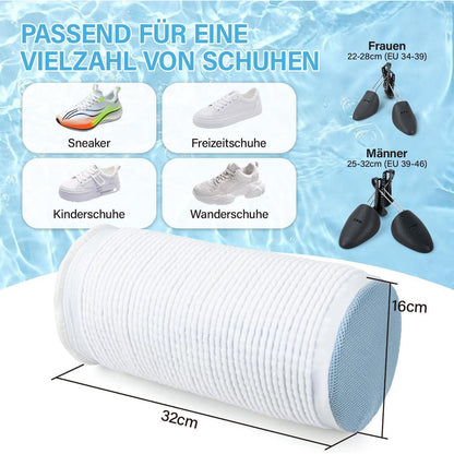 Schuhwaschbeutel mit Schuhspanner – 2er Set für Waschmaschine