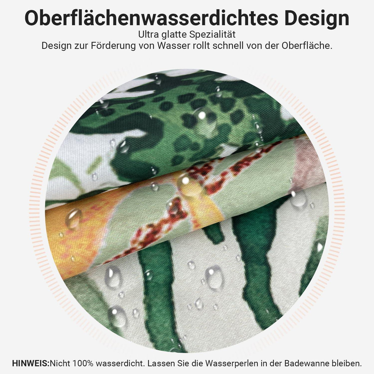 Duschvorhang Meeresschildkröte 160x160 cm Textil wasserabweisend waschbar