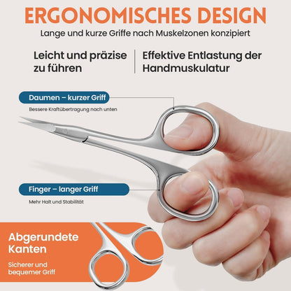Rechtshänder Nagelschere Edelstahl – Präzise Hautschere