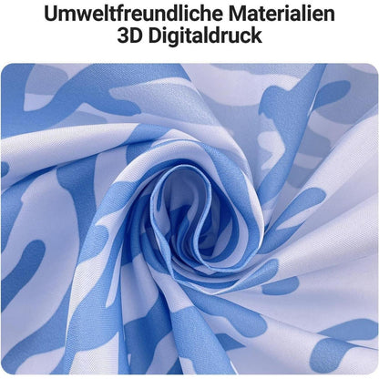 Duschvorhang Unterwasseralgen 180x200 cm, Antischimmel & Wasserabweisend