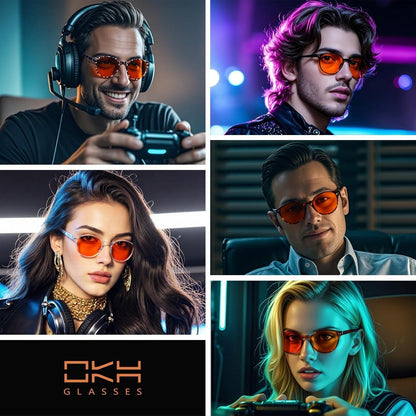 Blaulichtbrille Herren Damen – Anti Blendung & Kopfschmerzen