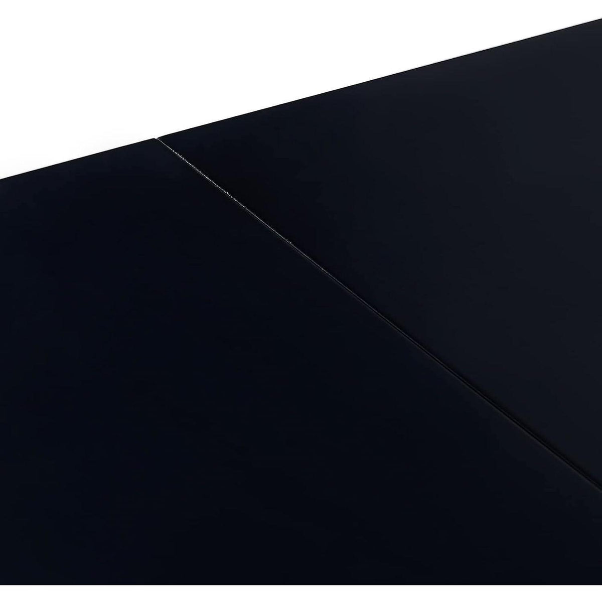 Esszimmergruppe Schwarz: Esstisch 110cm + 6 Stühle