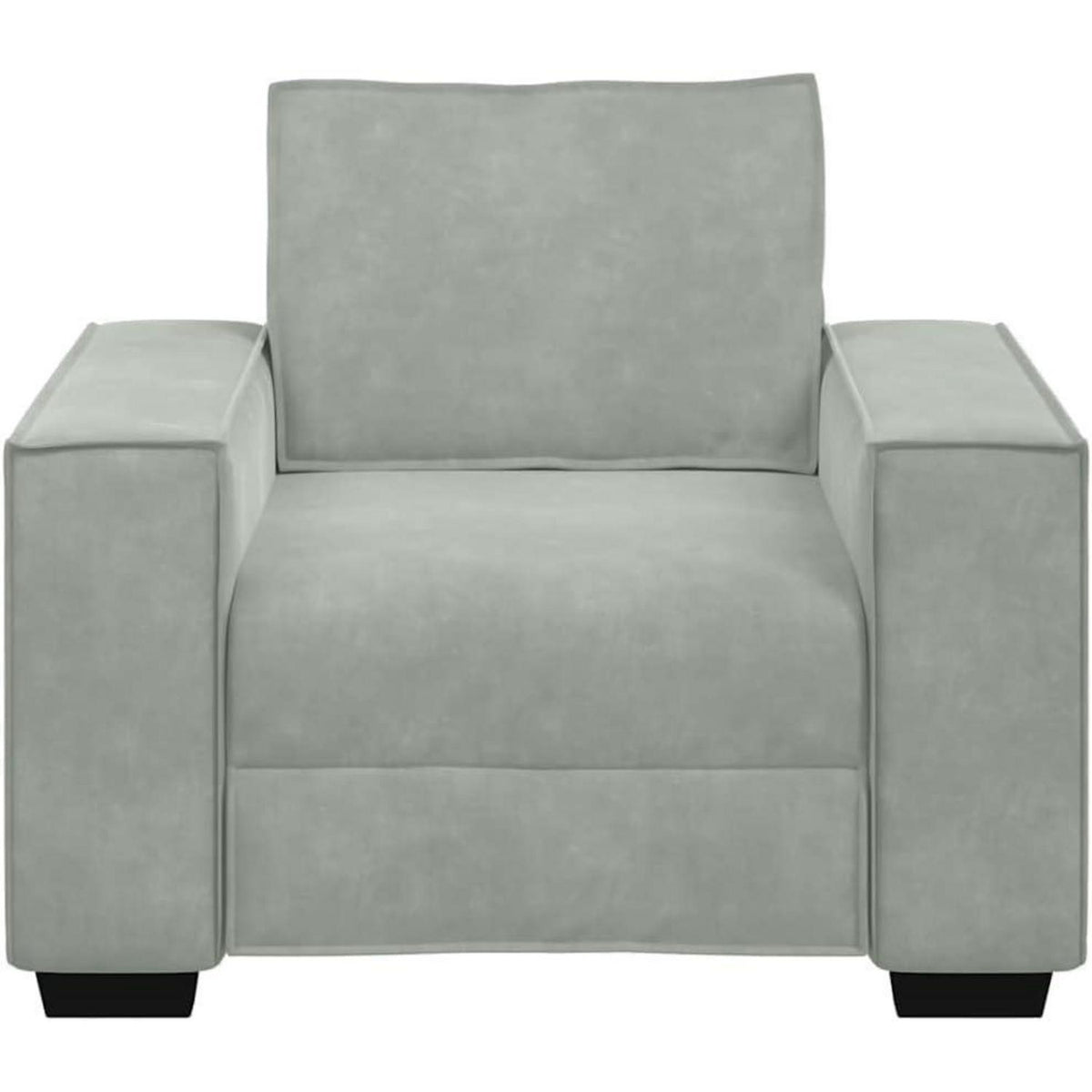 Hellgrauer Sessel – Wohnzimmer, Schlafzimmer & Leseecke
